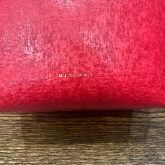 Mansur Gavriel Cherry Red Crossbody Bag - Picture 7 of 11